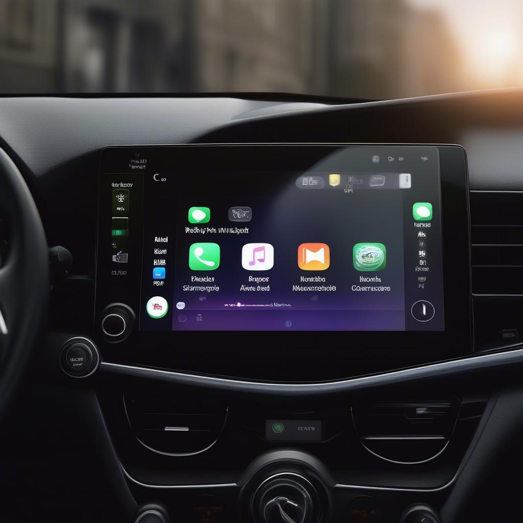 Apple CarPlay trên Mazda 3 2019