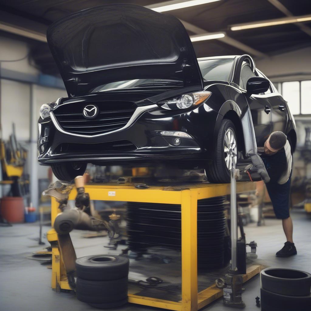 Bảo dưỡng hệ thống treo Mazda 3