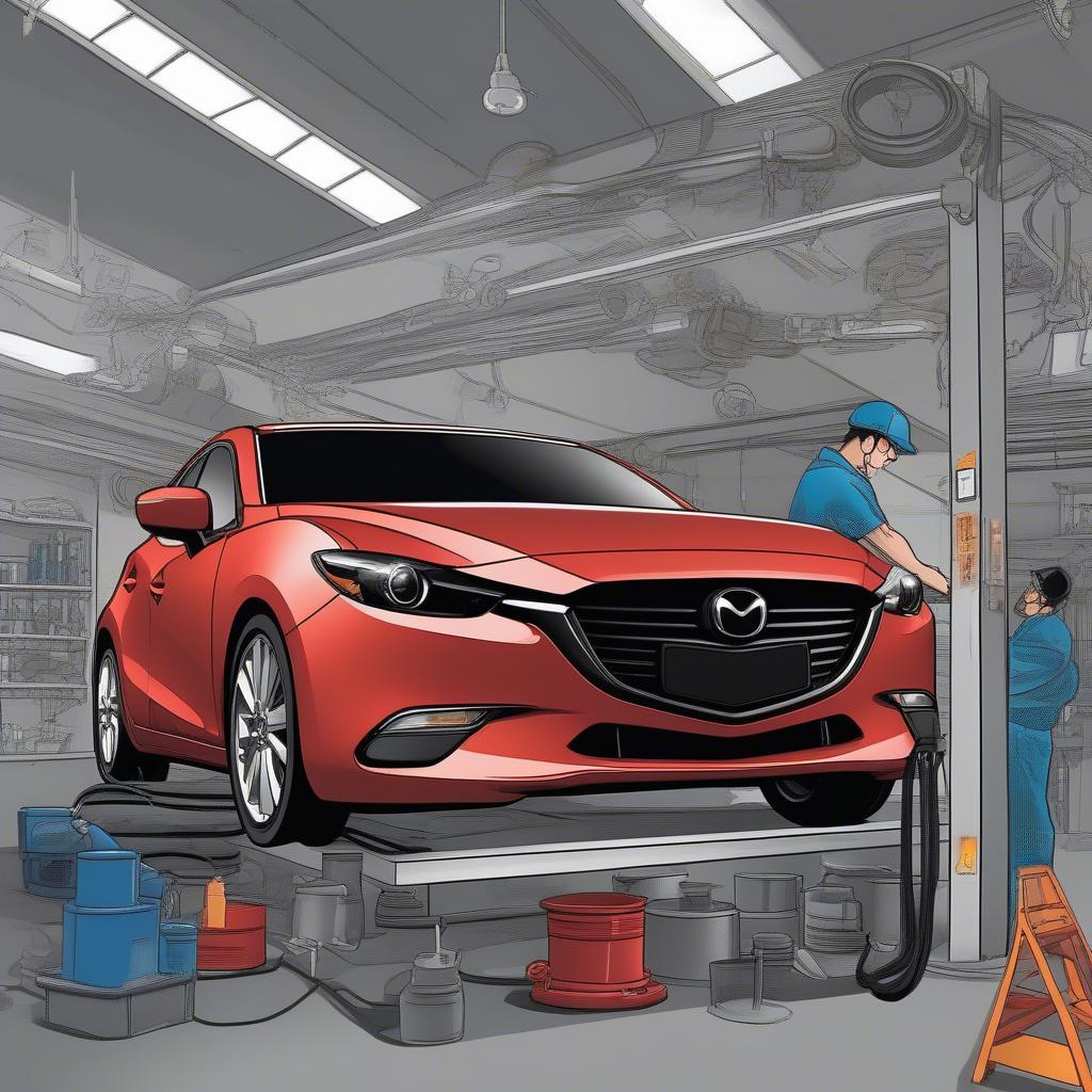 Bảo dưỡng Mazda 3 định kỳ