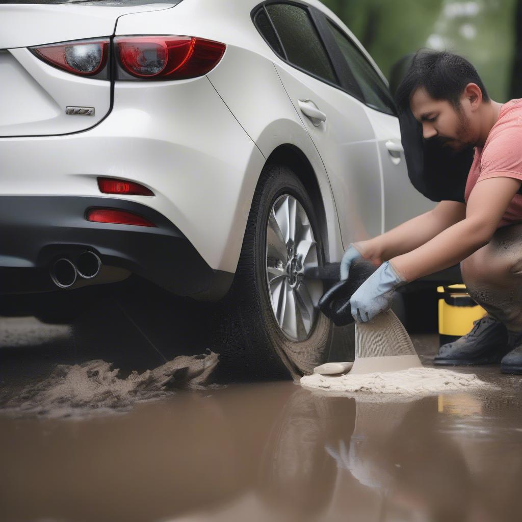 Cách vệ sinh và bảo dưỡng vè bánh xe Mazda 3