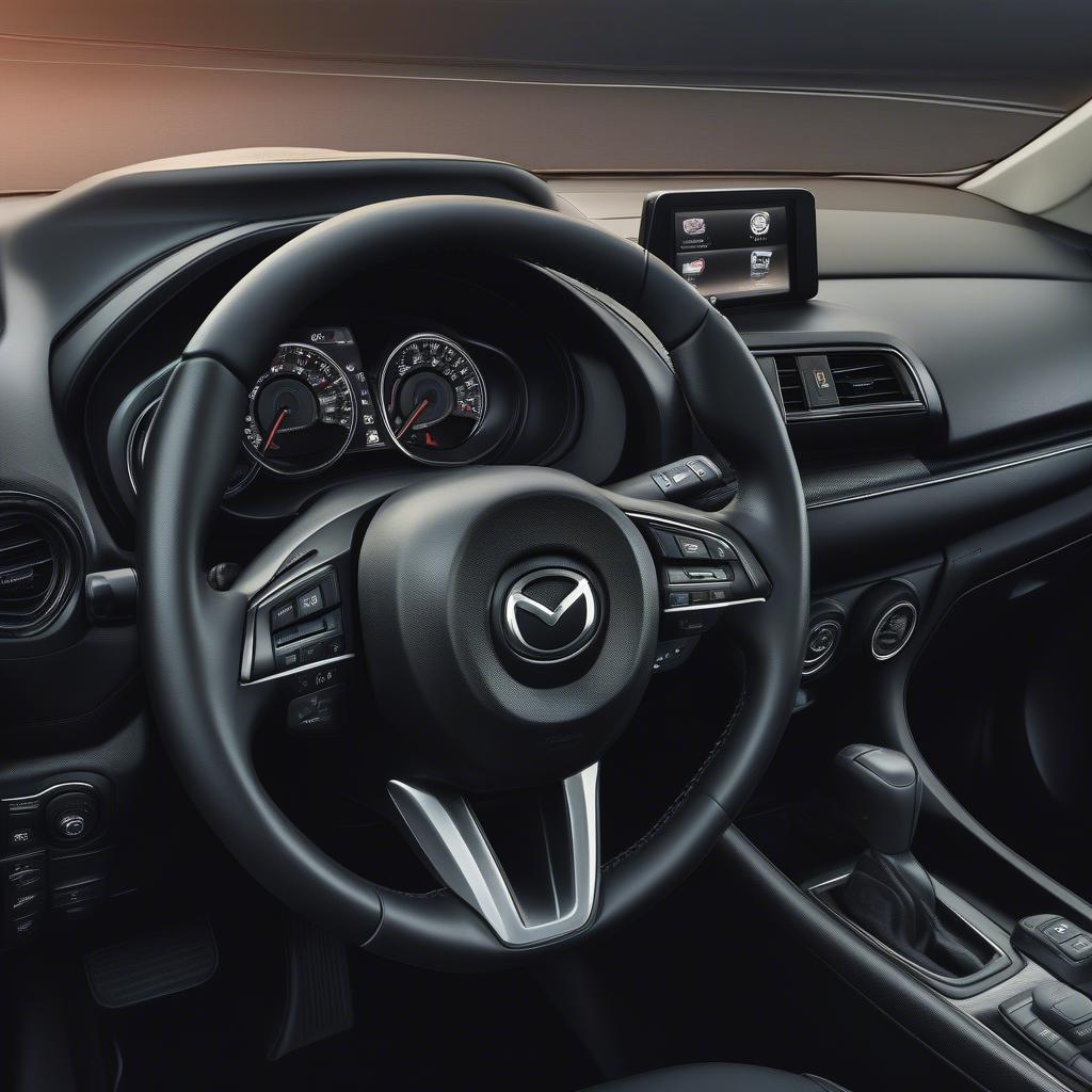 Bố trí khoang lái Mazda CX5 2016