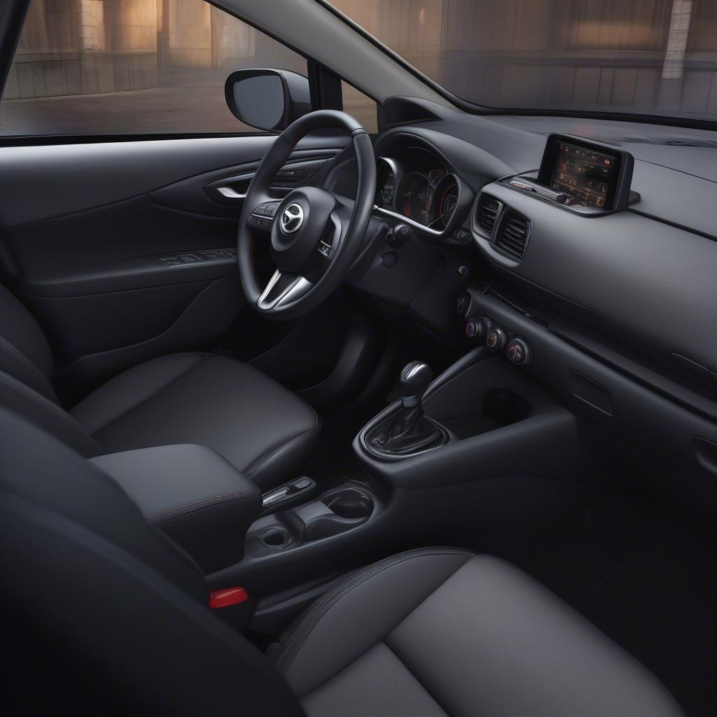 Đánh giá Mazda 2 2019 Premium: Nội thất