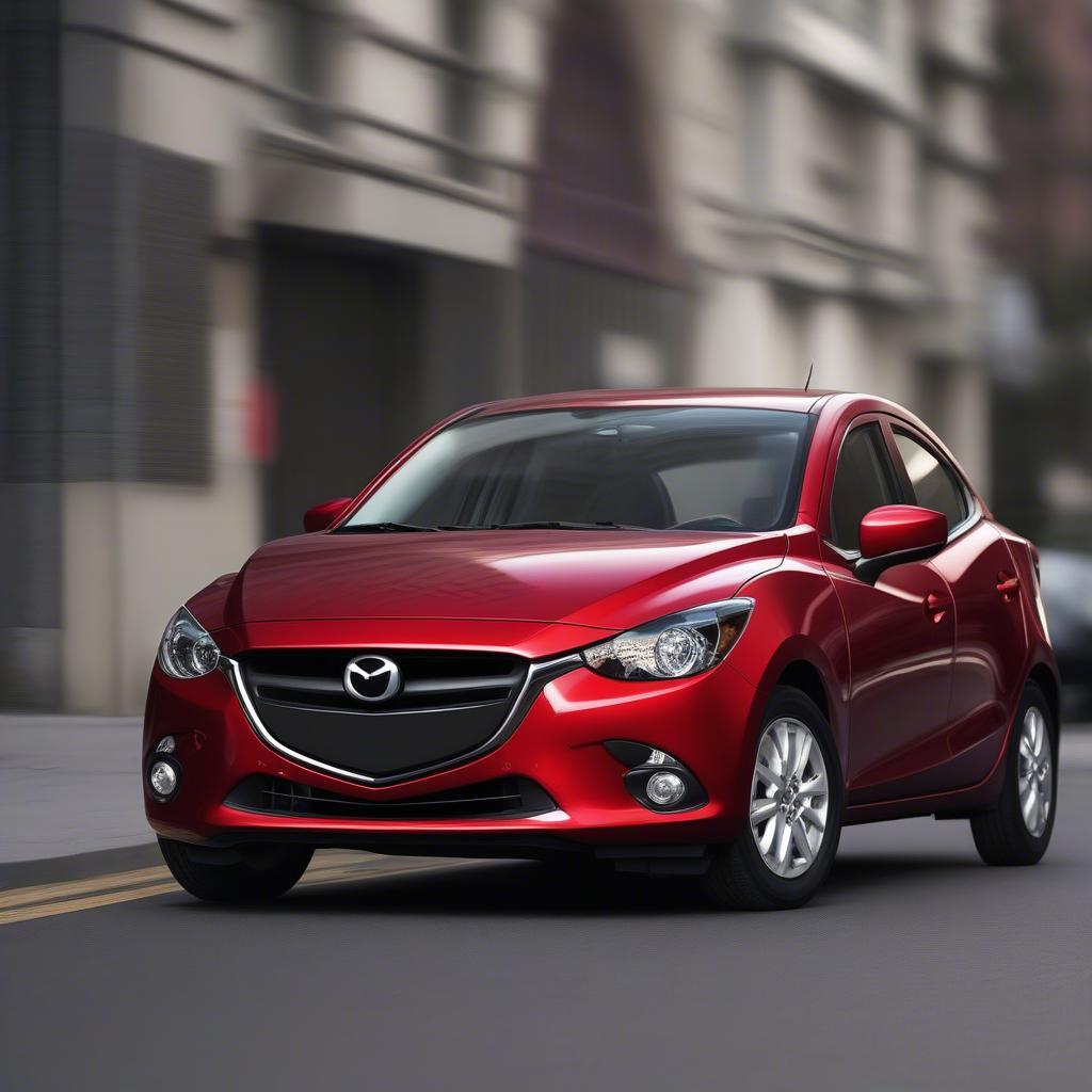 Đánh giá ngoại thất Mazda 2 Sedan 2012