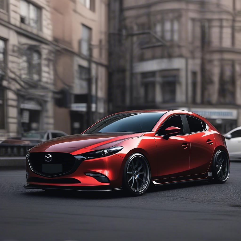 Nâng cấp xế yêu với độ body kit Mazda 3