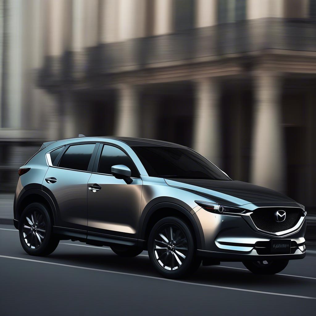 Độ ngoại thất Mazda CX5 2019 với bodykit, mâm lốp và đèn mới