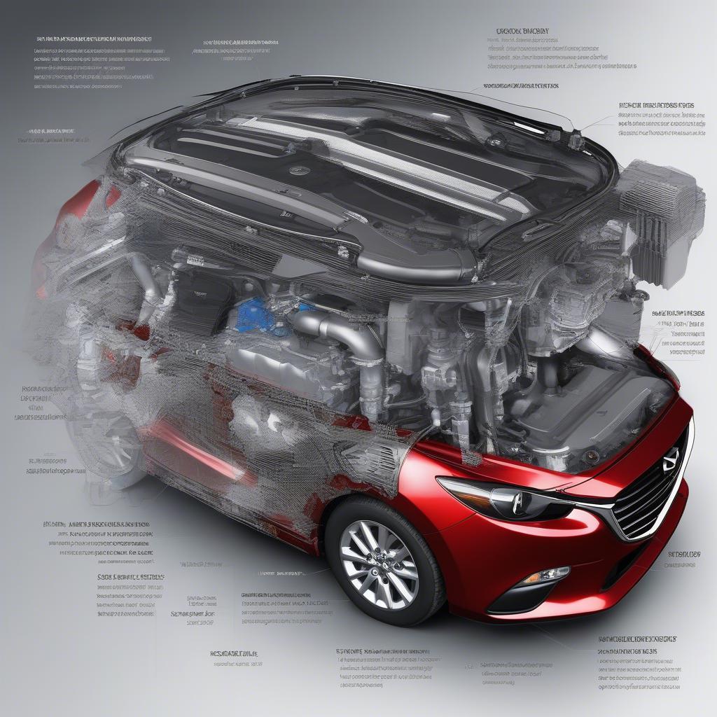 Động cơ Skyactiv mạnh mẽ và tiết kiệm nhiên liệu trên Mazda 3 2016