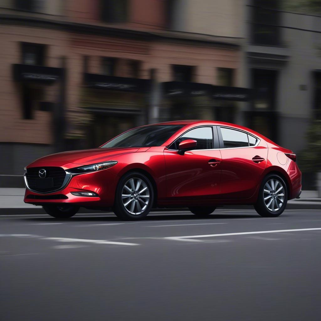 Giá xe Mazda 3 cũ năm 2017 màu đỏ