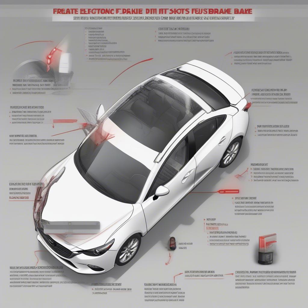 Cách phanh tay điện tử Mazda 3 hoạt động