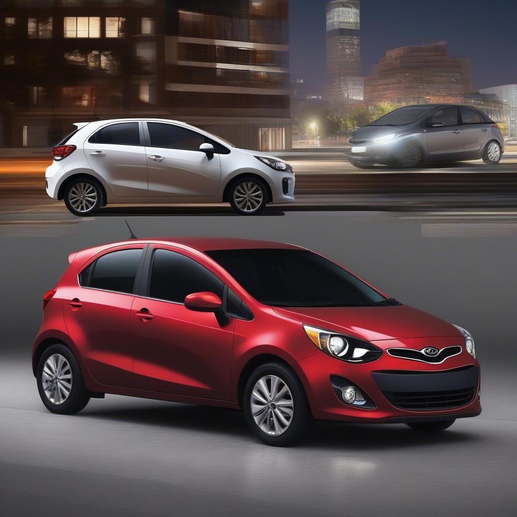 So sánh ngoại thất Kia Rio và Mazda 2