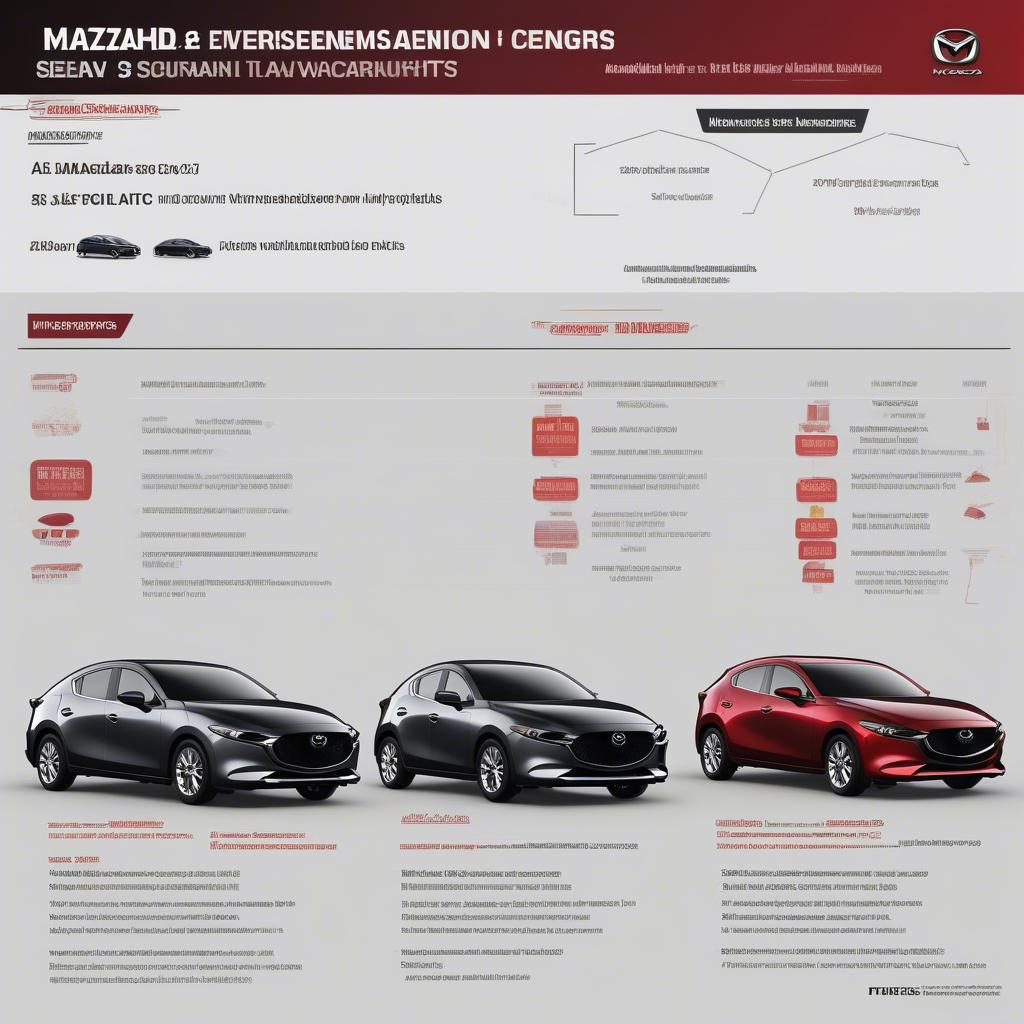 Kích thước Mazda 3 2019 so sánh với các đối thủ cùng phân khúc