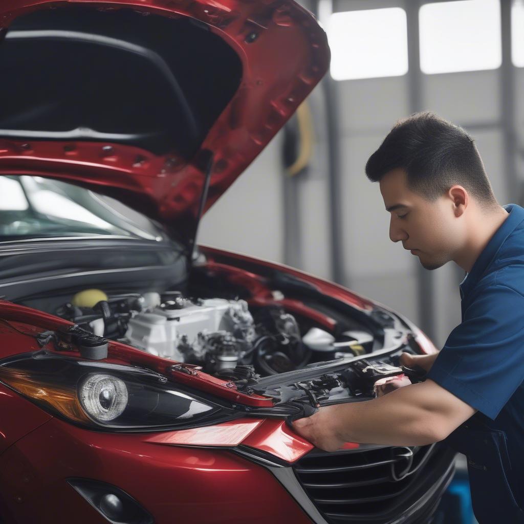 Kiểm tra động cơ Mazda 3 2018: Đảm bảo vận hành tốt