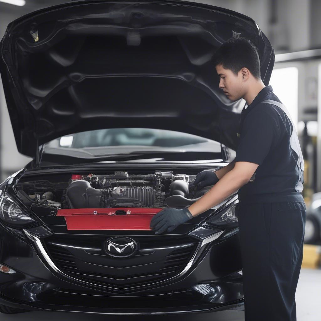 Kiểm tra động cơ Mazda 3 2018