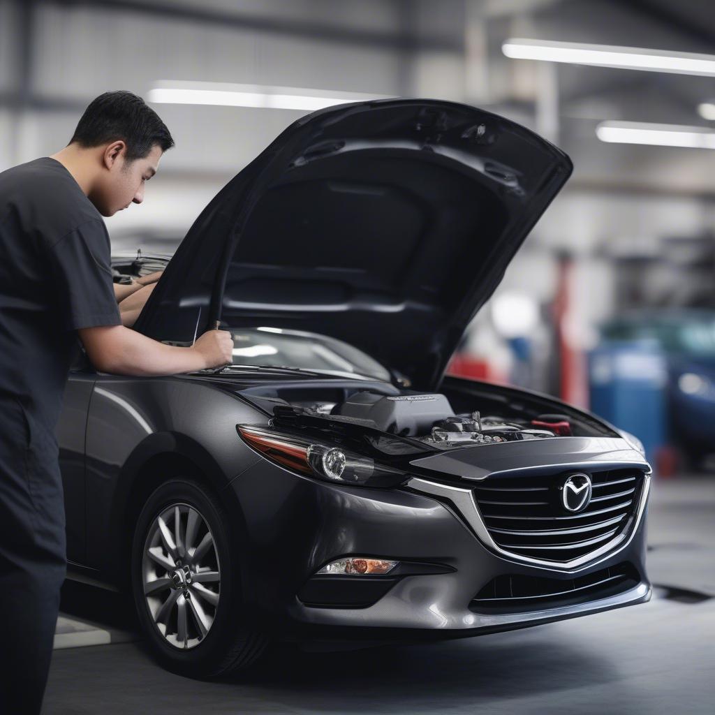 Kiểm Tra Động Cơ Mazda 3 2018