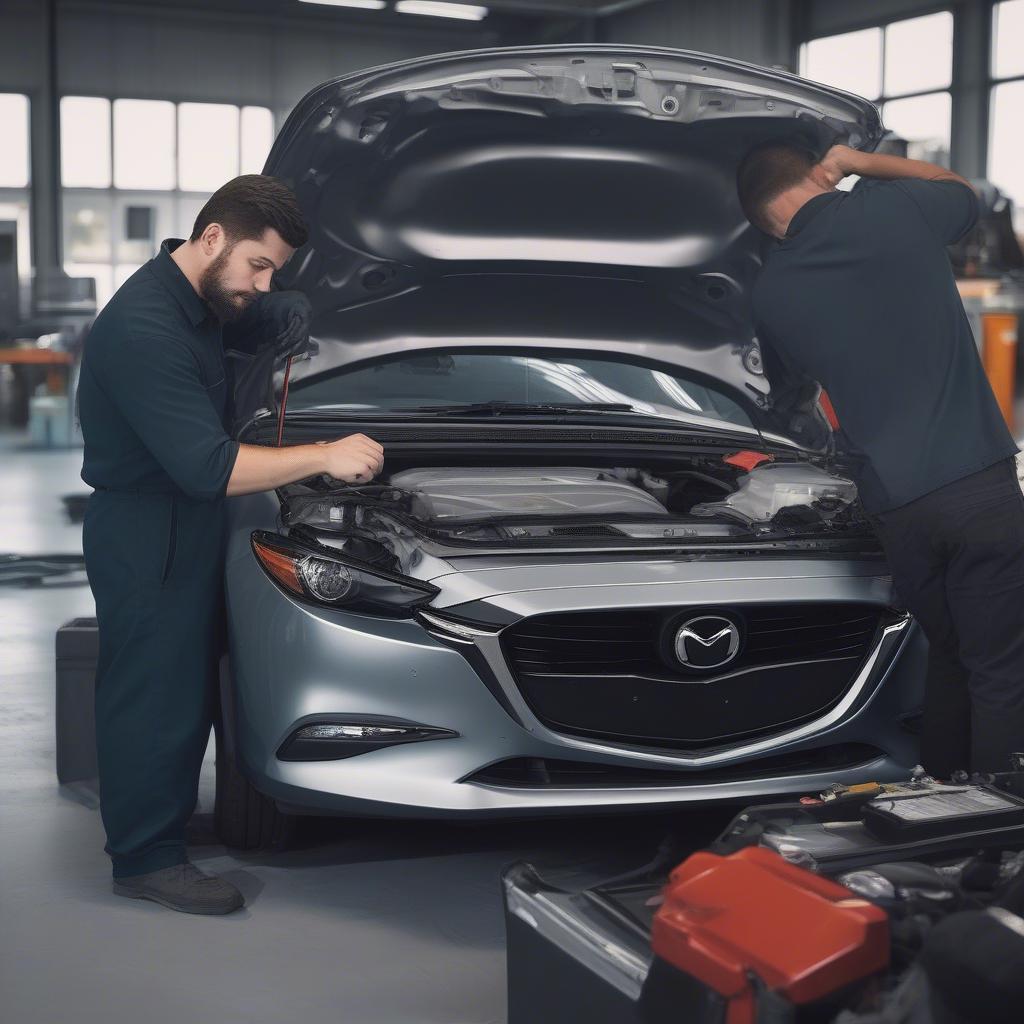 Kiểm tra xe Mazda 3 2019 cũ