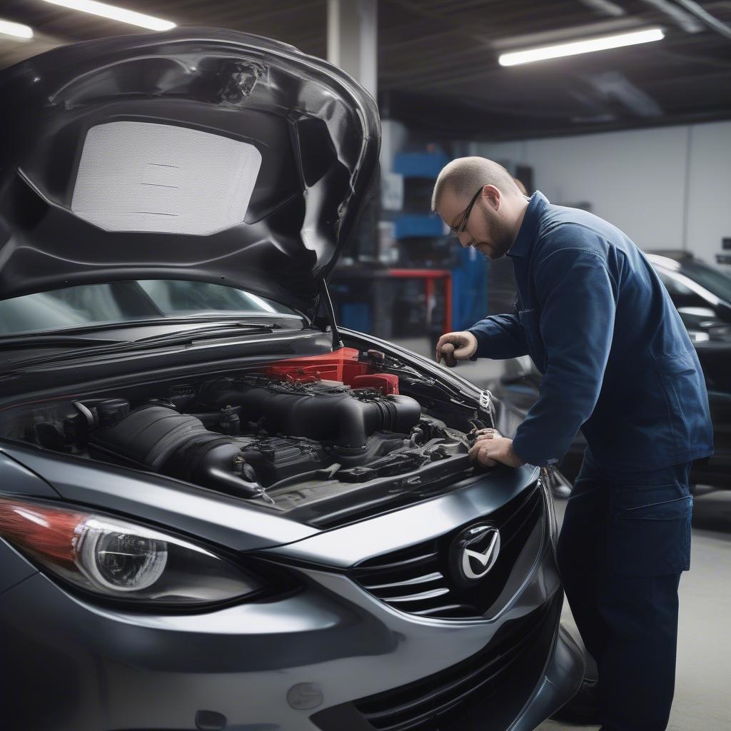 Chuyên gia kiểm tra Mazda 3 tại Canada