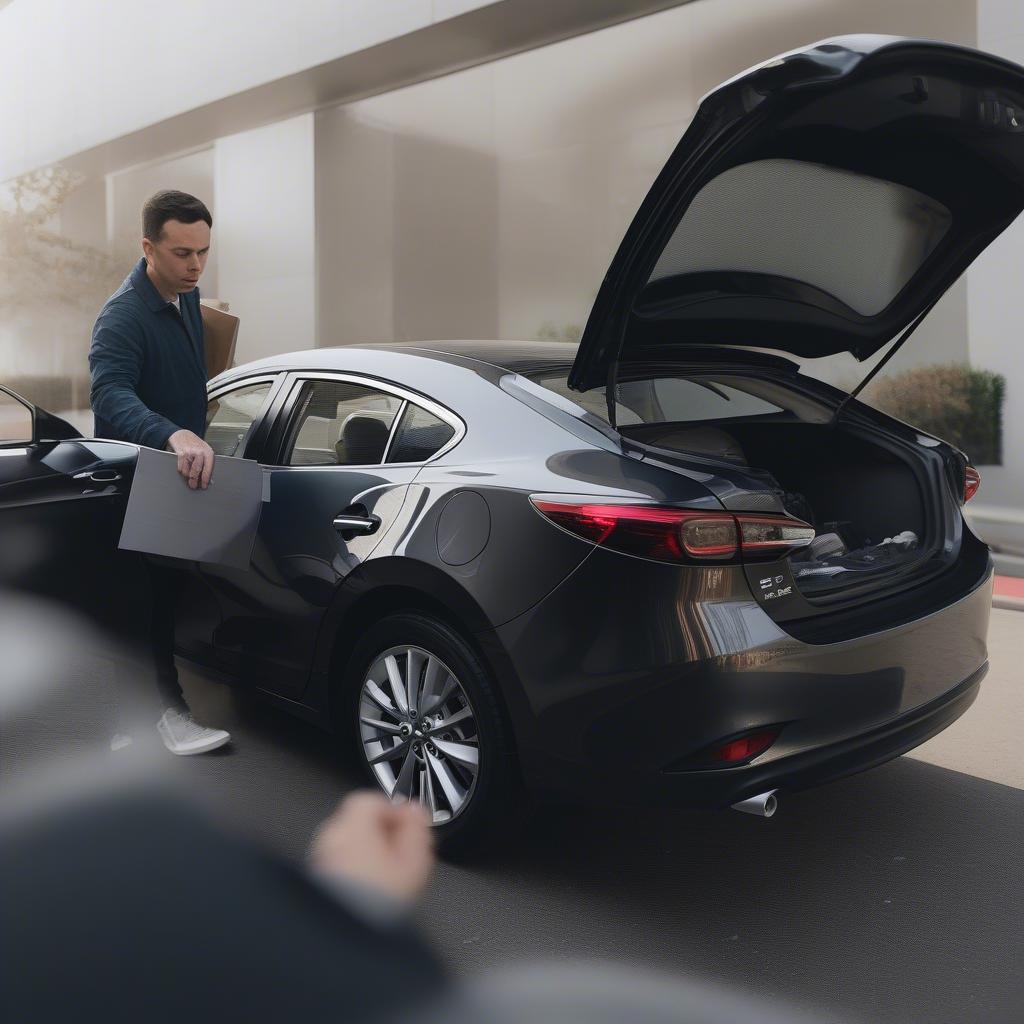 Kiểm tra xe Mazda 6 2018 cũ trước khi mua.