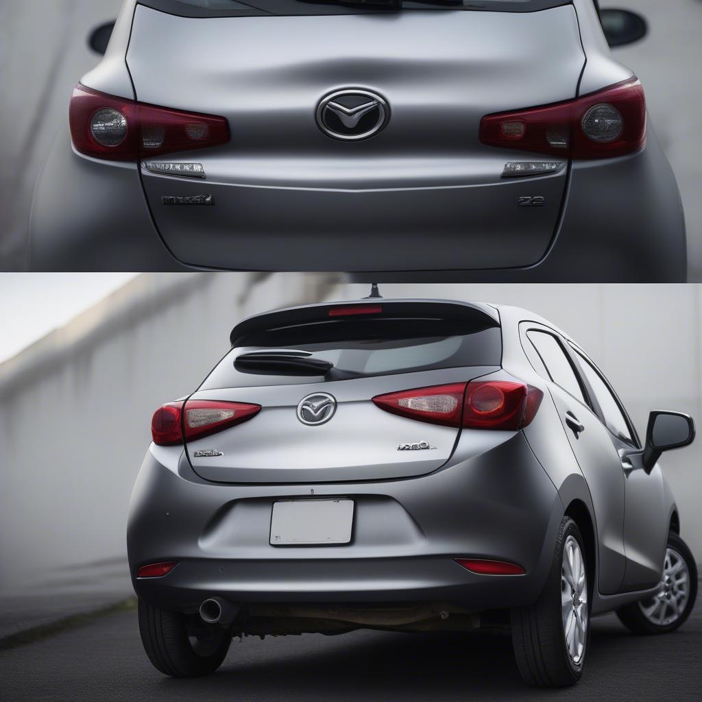 Kiểm tra ngoại thất Mazda 2 cũ: thân vỏ, sơn, độ khít các chi tiết