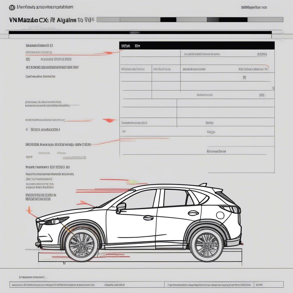 Kiểm tra số khung số máy Mazda CX5 trên giấy tờ