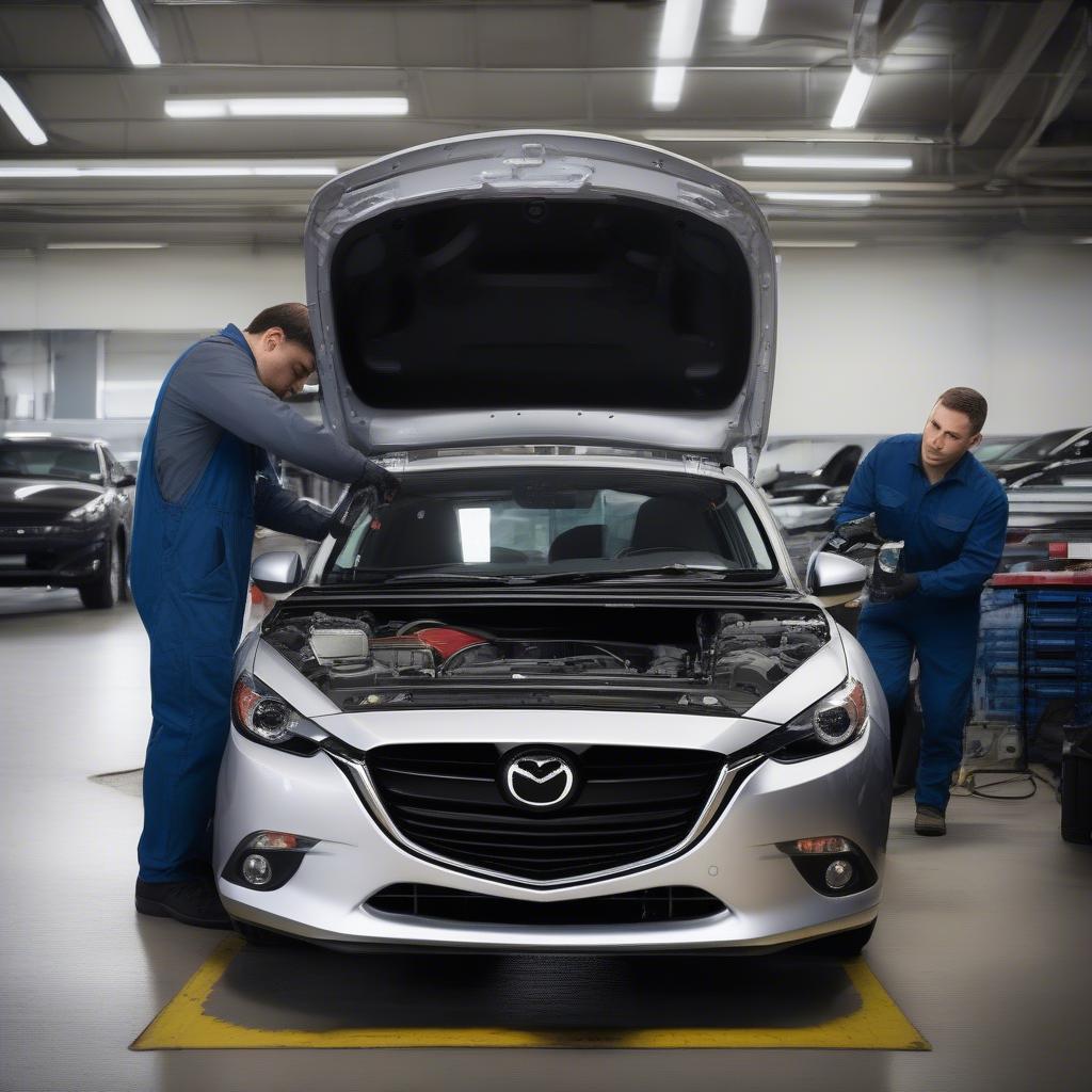 Kiểm tra xe Mazda 3 cũ trước khi mua