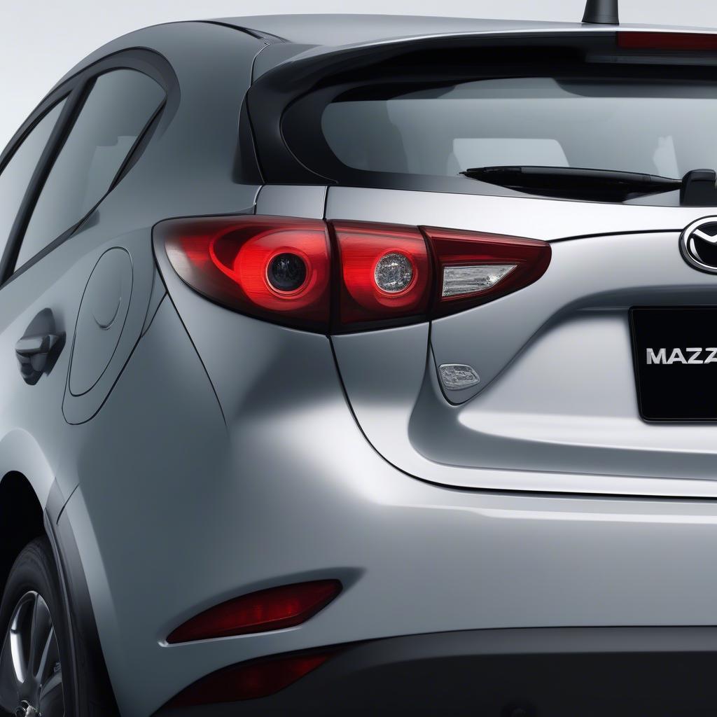 Loại bỏ điểm mù khi lùi xe Mazda 2