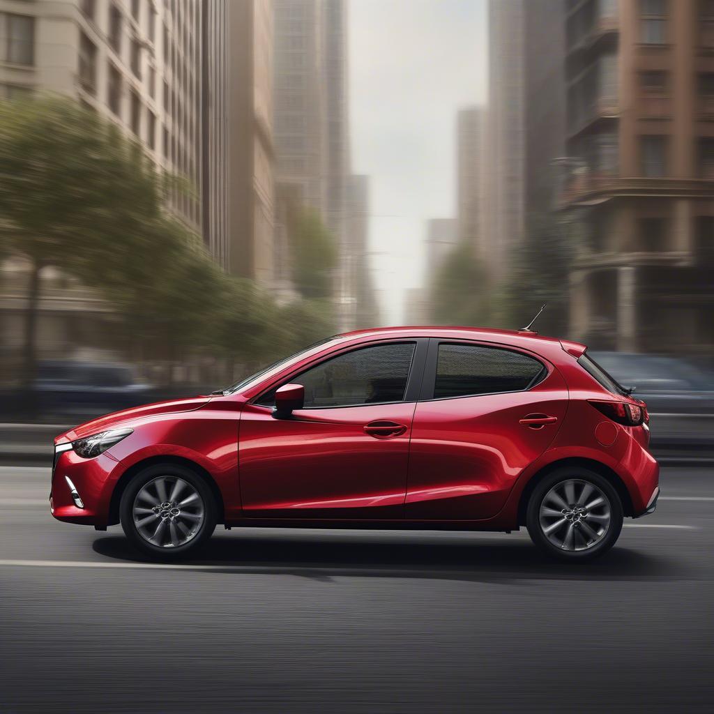 Mazda 2 2019 vận hành linh hoạt trên đường phố