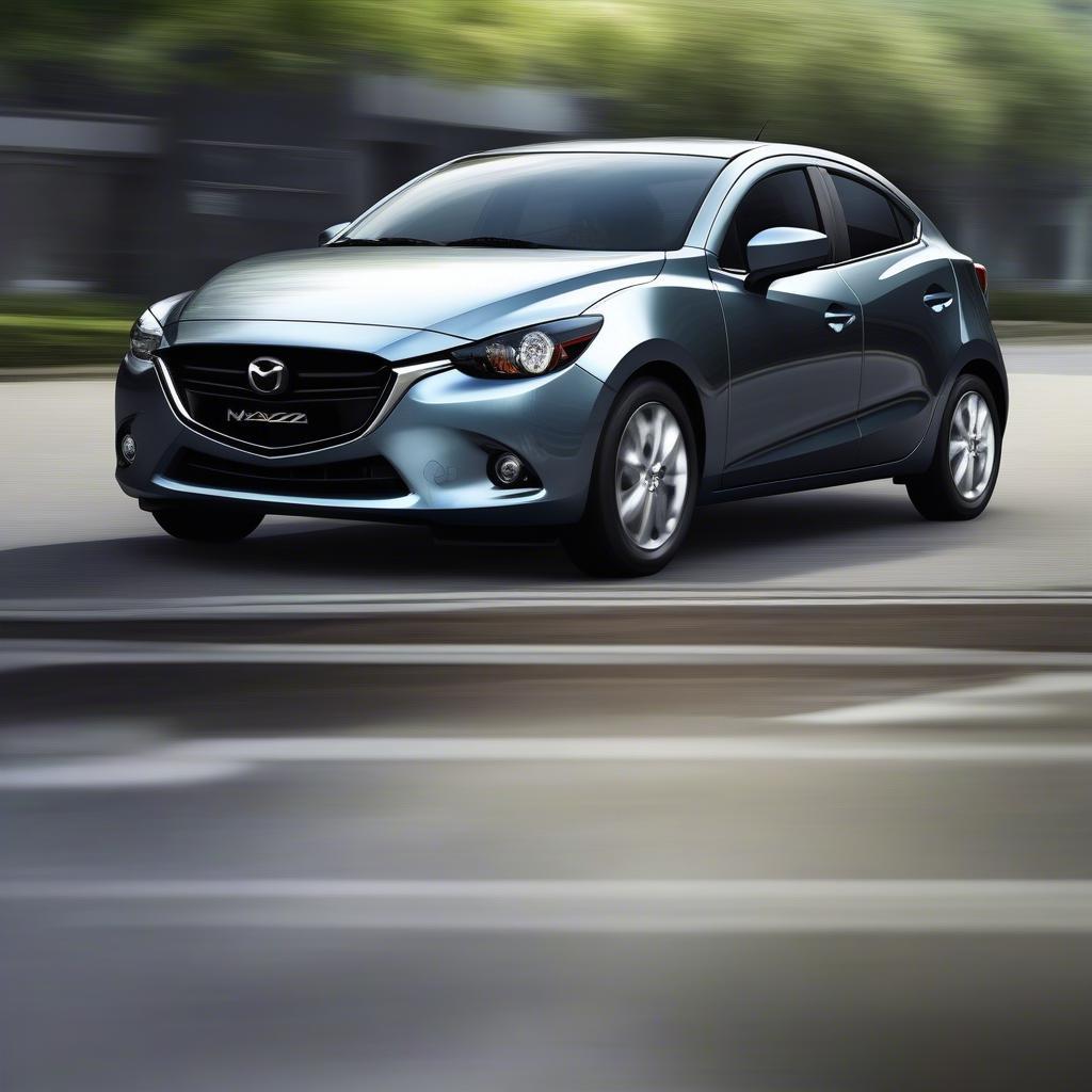 Mazda 2 AT Sedan 2016 ngoại thất đẹp mắt