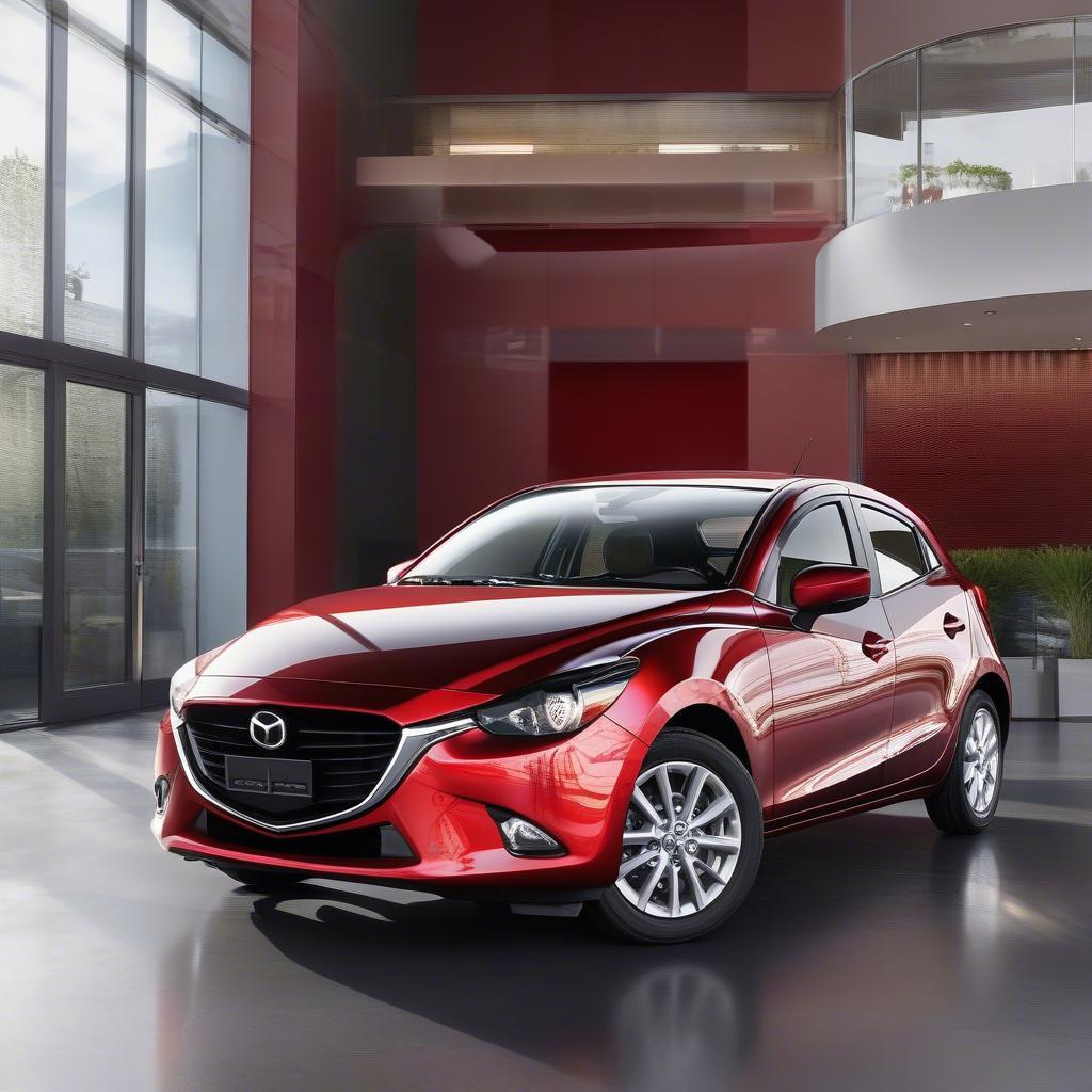 Mazda 2 Cũ 2016 Màu Đỏ