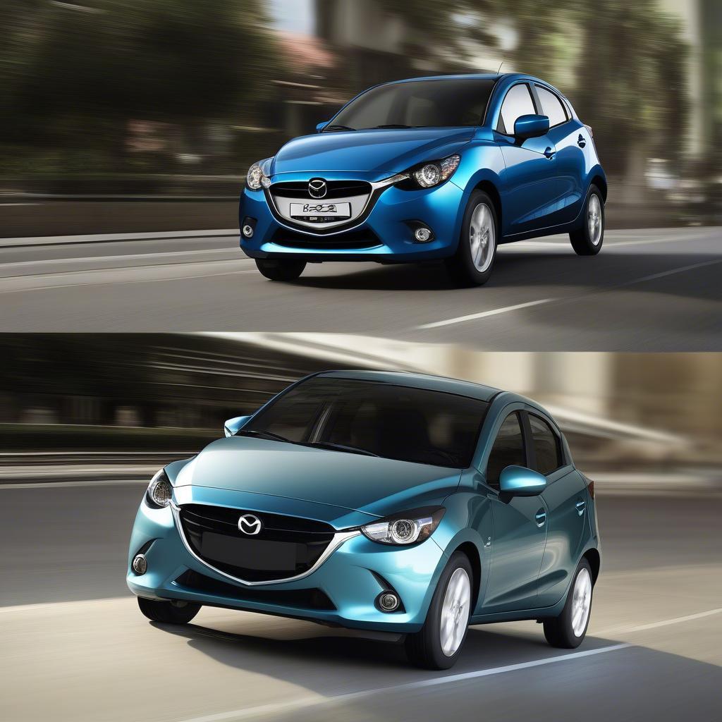 Thiết kế nội ngoại thất Mazda 2 Hatchback 2015