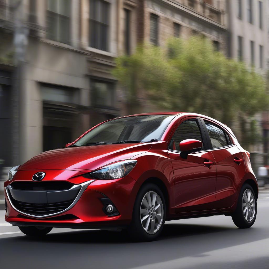 Mazda 2 Hatchback ngoại thất: Thiết kế KODO năng động, hiện đại