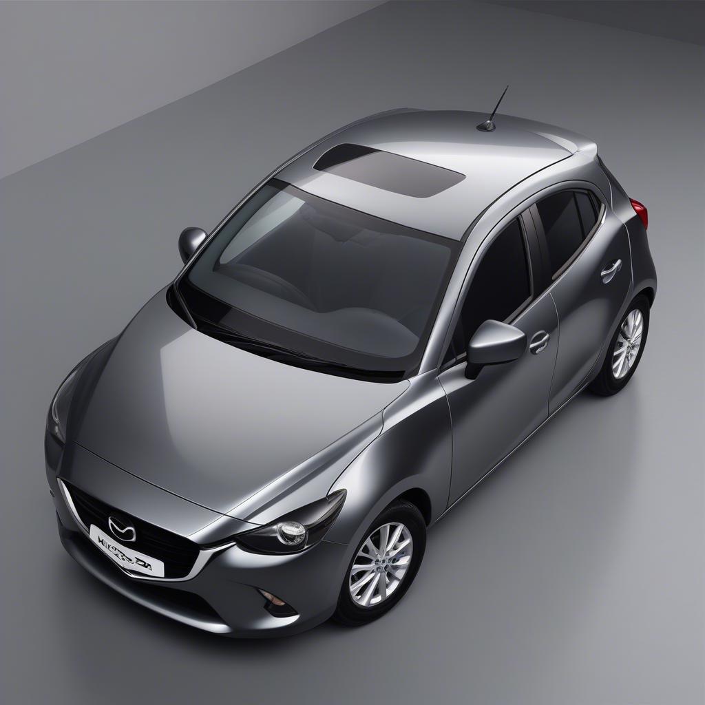 Hình ảnh Mazda 2 không có cửa sổ trời