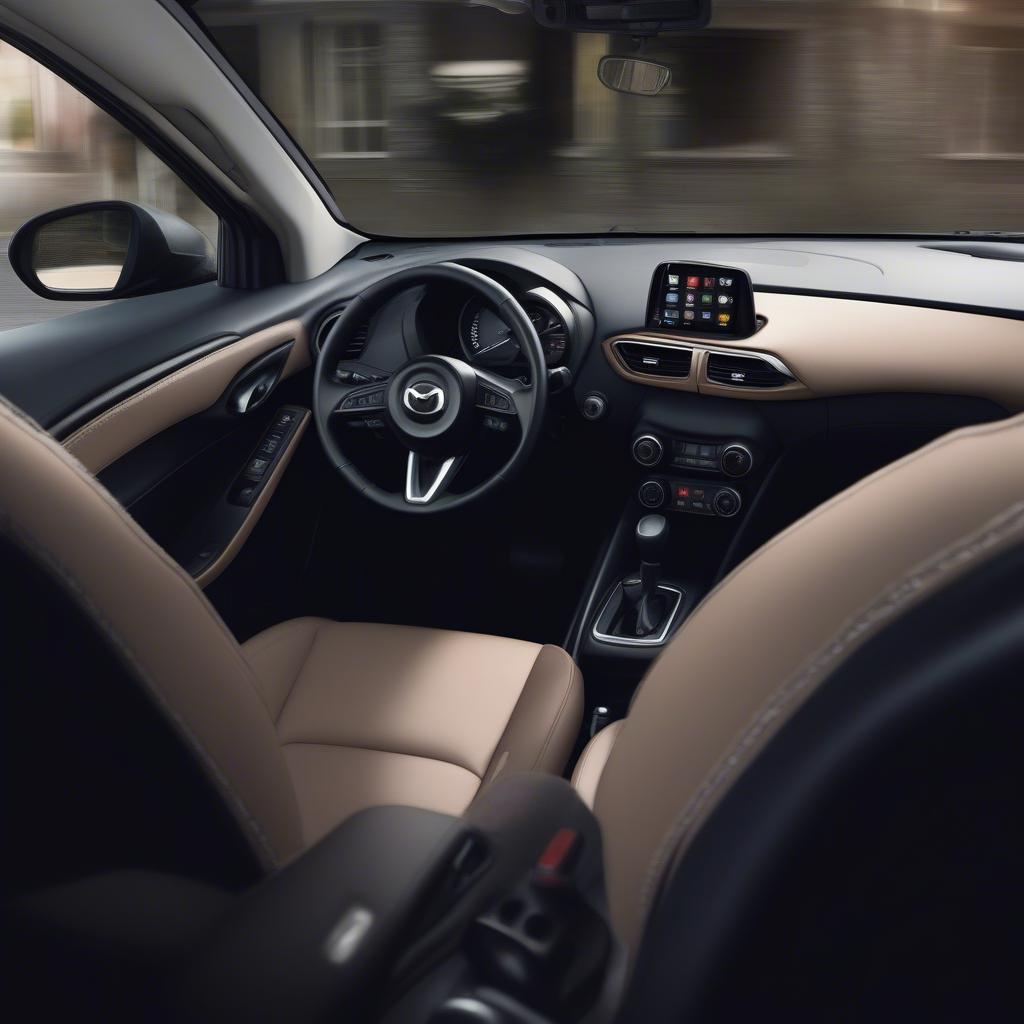 Nội thất Mazda 2 SD 2018