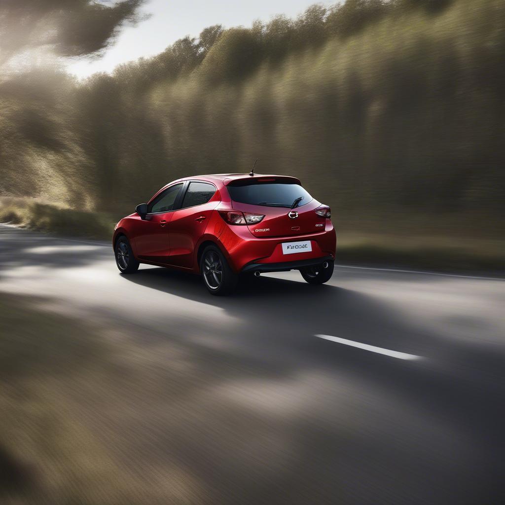 Mazda 2 Sport: Hình ảnh chiếc xe trên đường