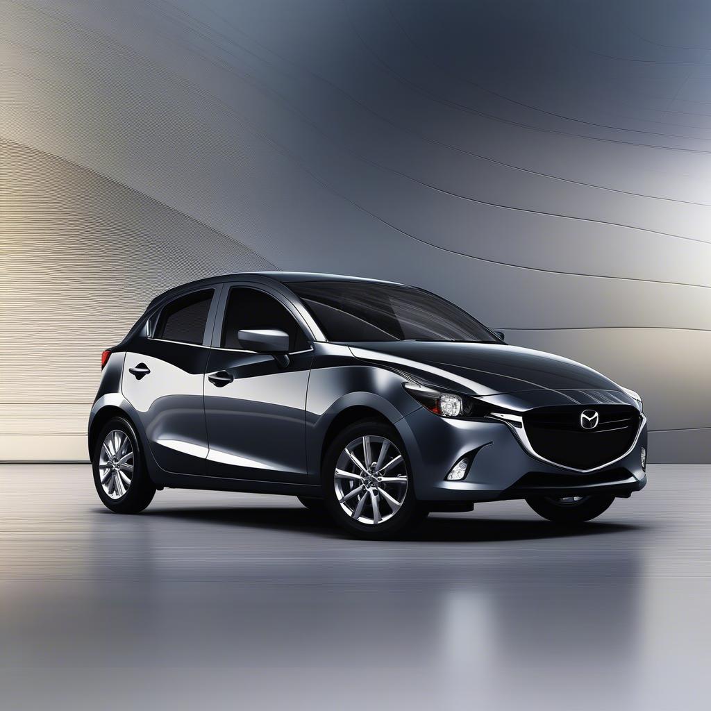 Mazda 2 với thiết kế KODO thể thao, năng động và hiện đại.