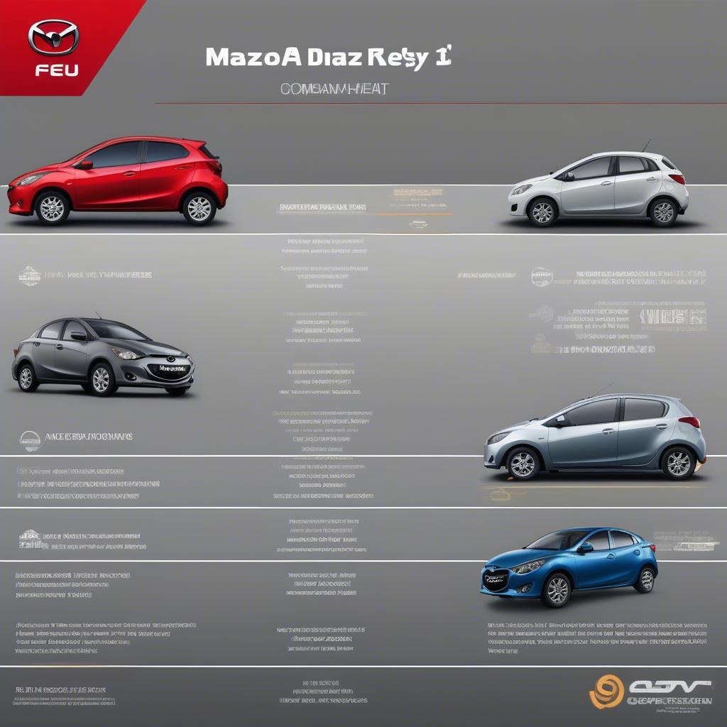 Mazda 2 và các đối thủ