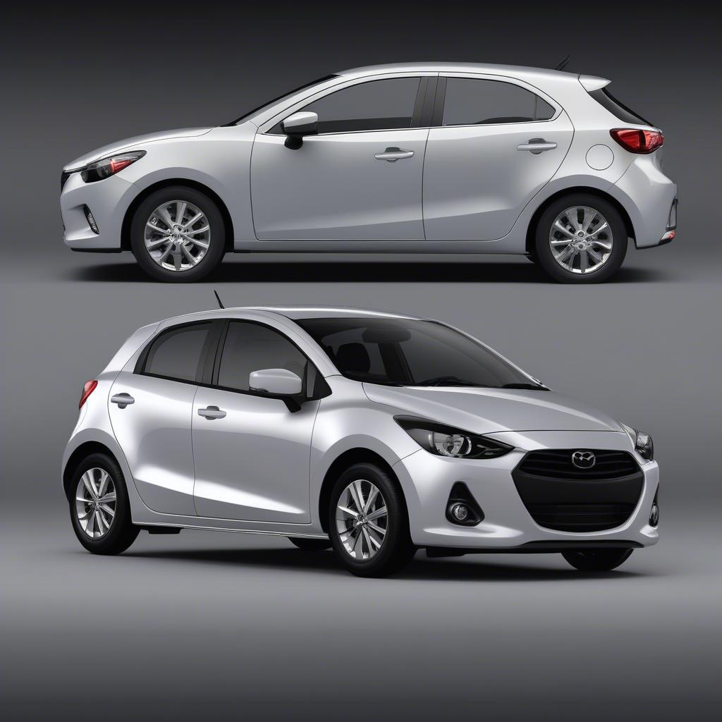 So sánh ngoại thất Mazda 2 và Kia Rio