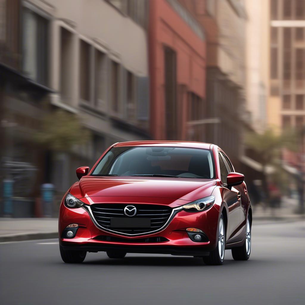 Mazda 3 Hatchback 2015 màu đỏ