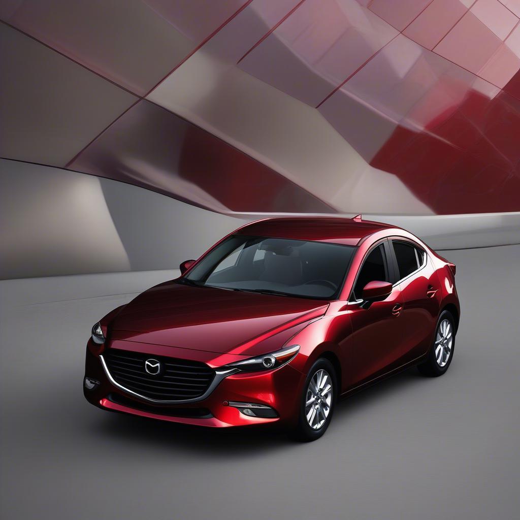 Mazda 3 2017 Màu Đỏ Soul Red Crystal Nổi Bật