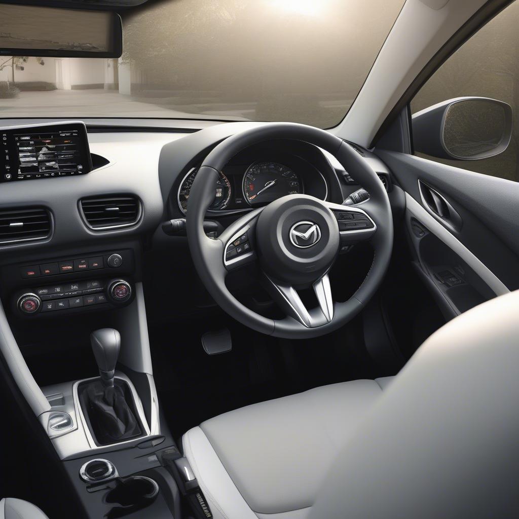 Mazda 3 2017 Trắng Nội Thất