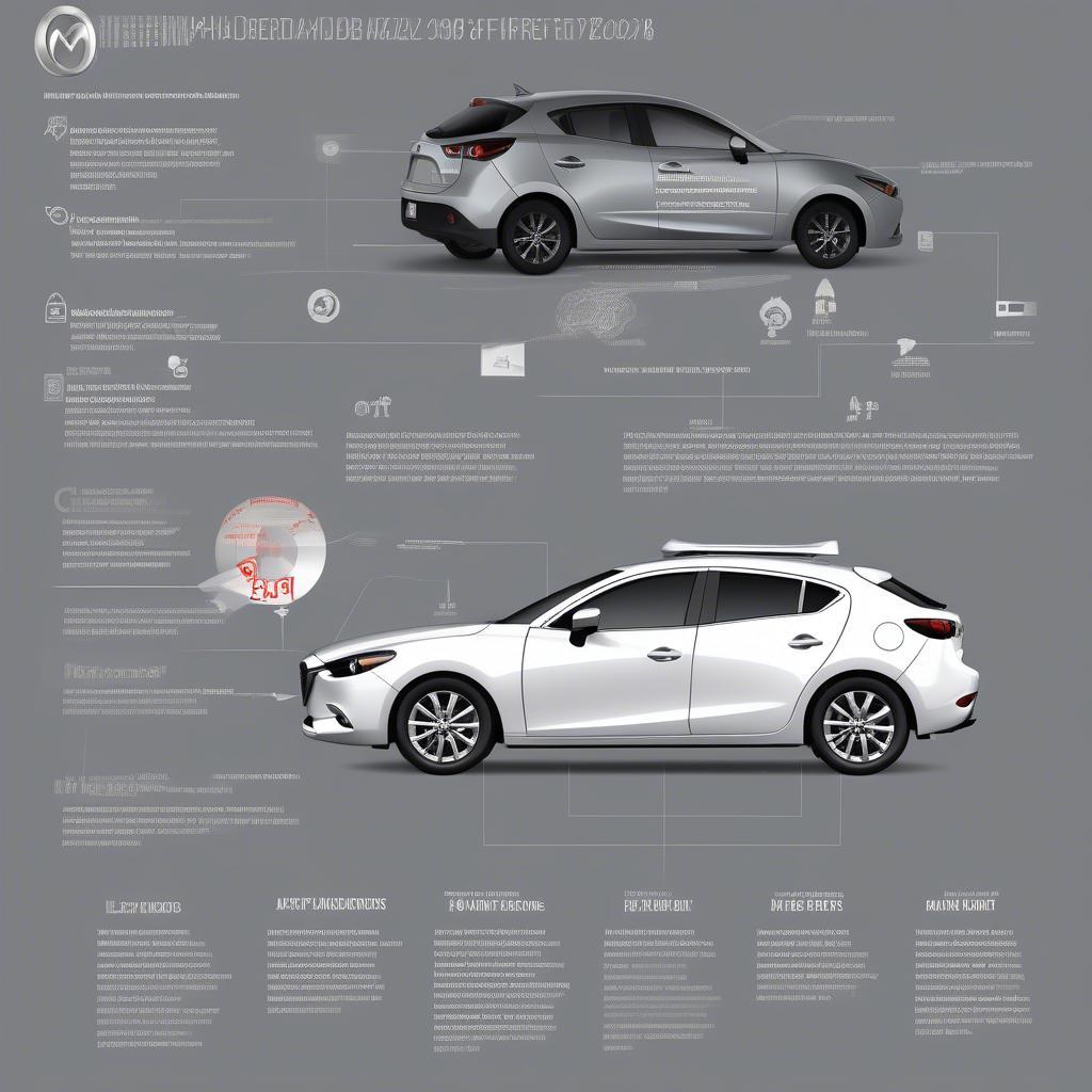 Hệ thống an toàn của Mazda 3 2018 được trang bị đầy đủ các tính năng hiện đại như ABS, EBD, DSC, HLA, camera lùi, cảm biến lùi và 6 túi khí.