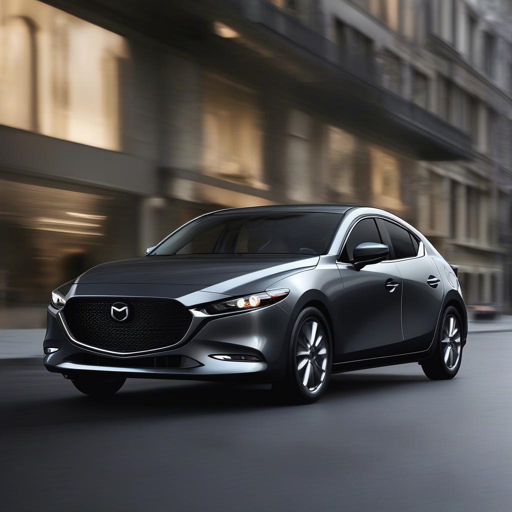 Mazda 3 2019 màu xám ngoại thất sang trọng, hiện đại