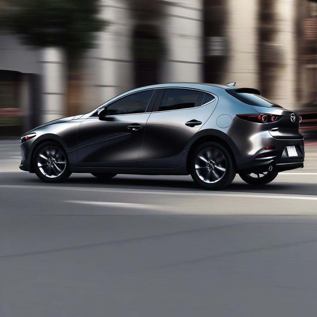 Mazda 3 2019 màu xám ngoại thất