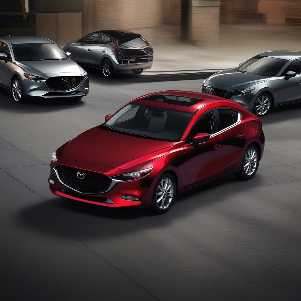 Mazda 3 với các màu sắc nổi bật