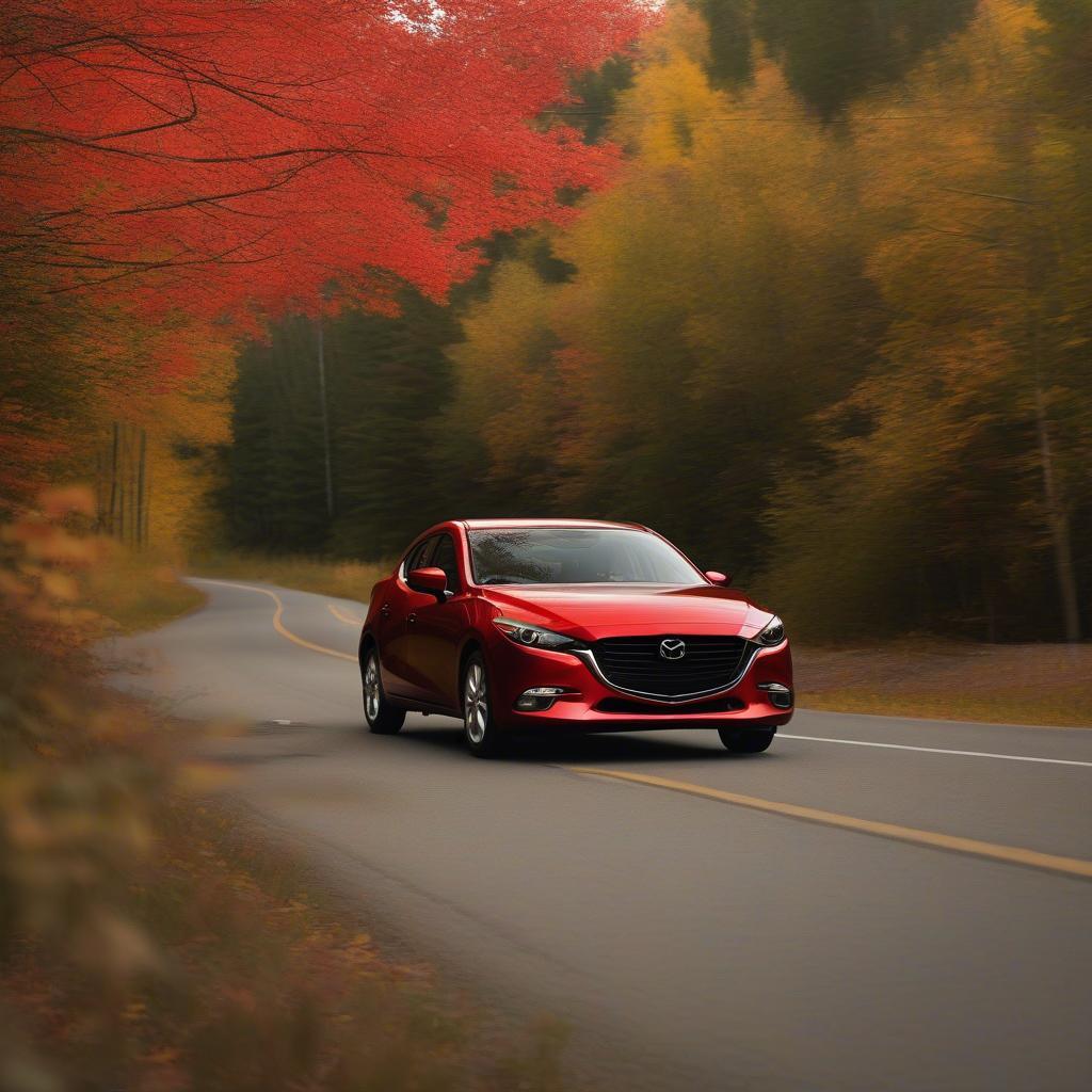 Mazda 3 Canada lướt nhẹ trên đường phố