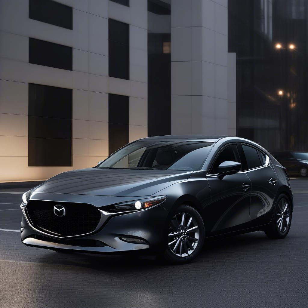 Mazda 3 độ mâm 18in sang trọng