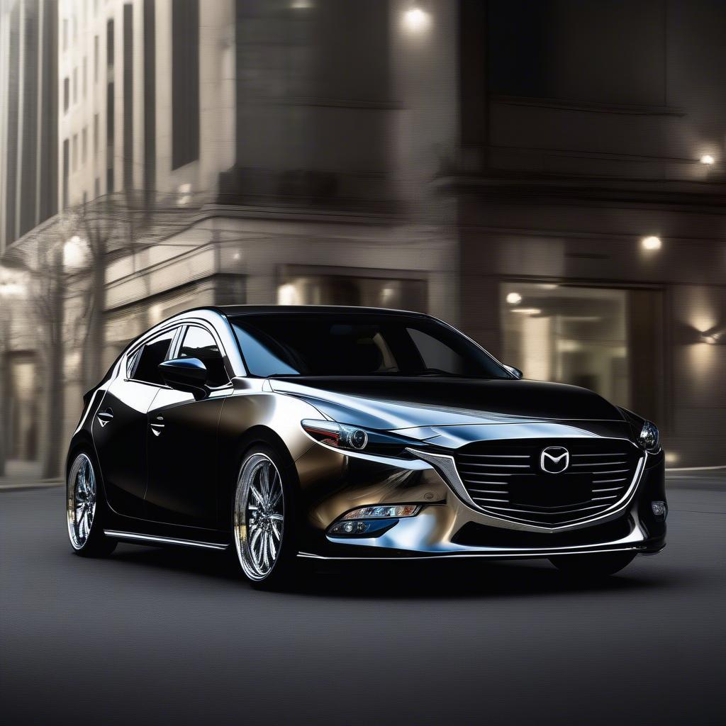 Mazda 3 độ màu crom sang trọng