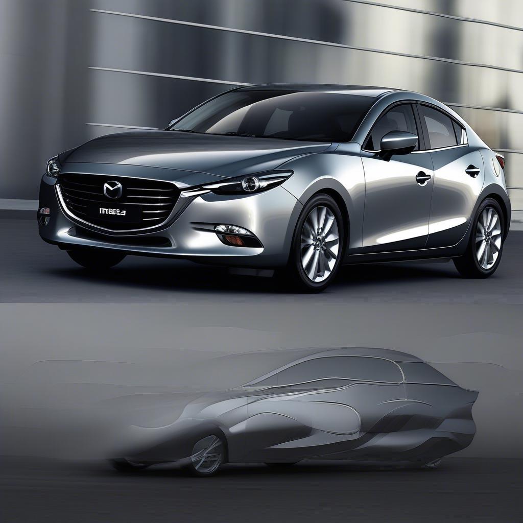 Mazda 3 Màu Xám 2016 Ngoại Thất