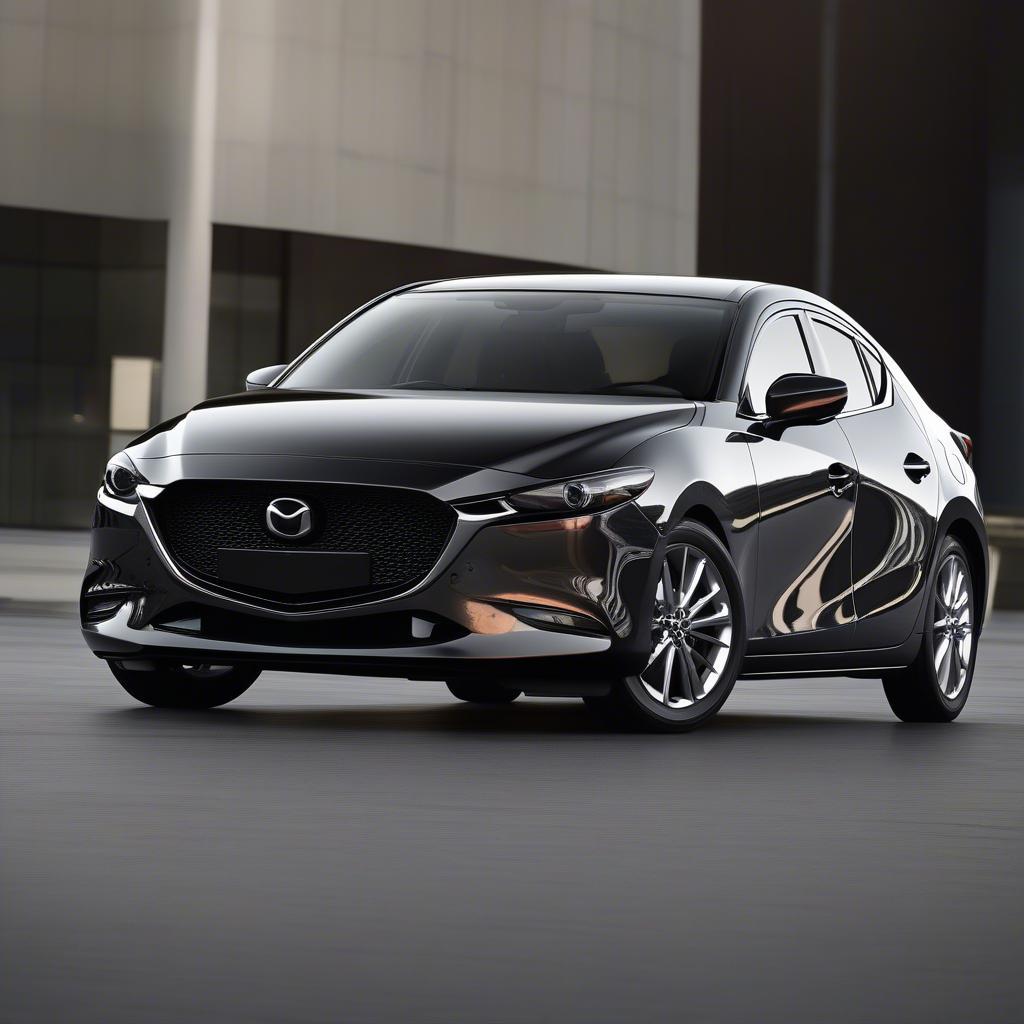 Hình ảnh ngoại thất Mazda 3 đẹp mắt, thể hiện thiết kế KODO tinh tế và hiện đại