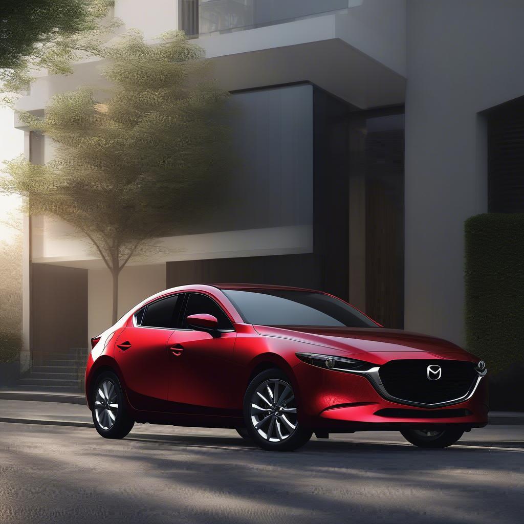 Ngoại thất Mazda 3 P với thiết kế thể thao và hiện đại