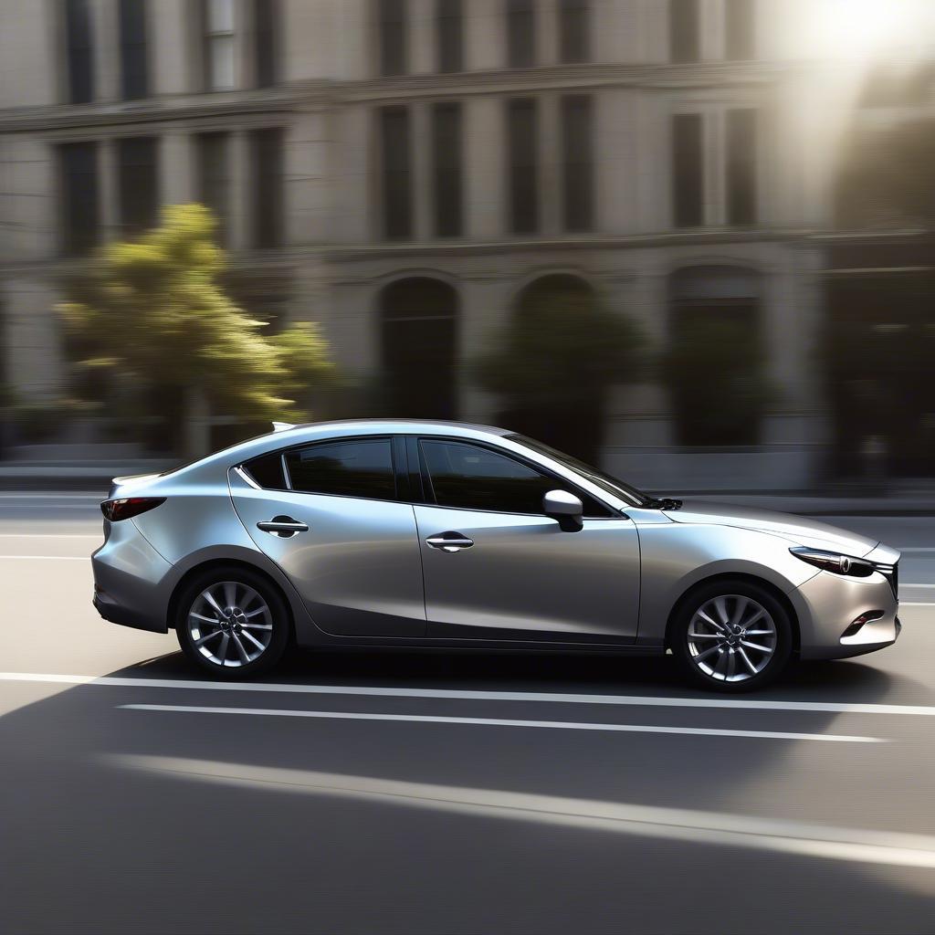 Ngoại thất Mazda 3 số sàn 2016