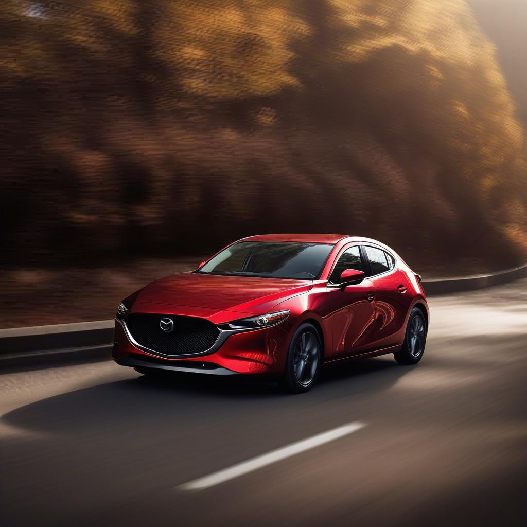 Mazda 3 vận hành mạnh mẽ trên đường